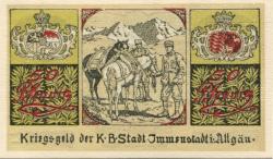 Immenstadt - Stadt - 1.4.1918 - 50 Pfennig 