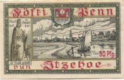 Itzehoe - Stadt - 1.10.1918 - 50 Pfennig 