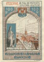 Itzehoe - Stadt - - 30.9.1921 - 100 Pfennig 