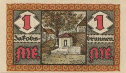 Jakobsberg (heute: Beverungen) - Gemeinde - 5.11.1921 - 1.3.1922 - 1 Mark 