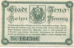 Jena - Stadt - 1.3.1917 - 10 Pfennig 