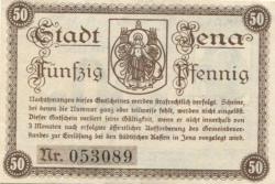Jena - Stadt - 1.3.1917 - 50 Pfennig 