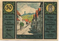 Jena - Fuchsturmgemeinde - Dezember 1921 - 50 Pfennig 