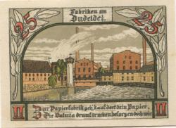 Jeßnitz - Stadt - 1.9.1921 - 25 Pfennig 