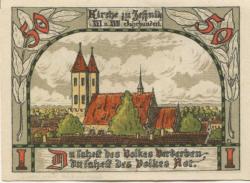 Jeßnitz - Stadt - 1.9.1921 - 50 Pfennig 
