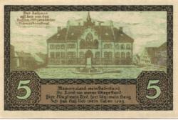 Johannisburg (heute: PL-Pisz) - Stadt - 1.10.1920 - 5 Pfennig 