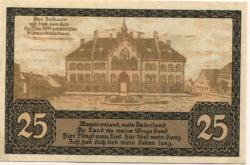 Johannisburg (heute: PL-Pisz) - Stadt - 1.10.1920 - 25 Pfennig 