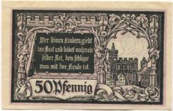 Jüterbog - Stadt - 1.10.1920 - 31.12.1921 - 50 Pfennig 