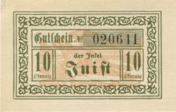 Juist - Gemeinde - 1.4.1920 - 10 Pfennig 