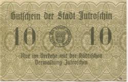 Jutroschin (heute: PL-Jutrosin) - Stadt - - 1.4.1920 - 10 Pfennig 