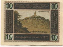 Kahla - Stadt - 1920 - 10 Pfennig 