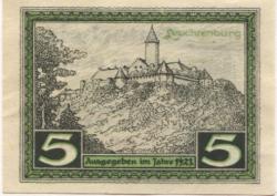 Kahla - Stadt - 1921 - 5 Pfennig 