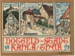 Kahla - Stadt - 1921 - 10 Pfennig 