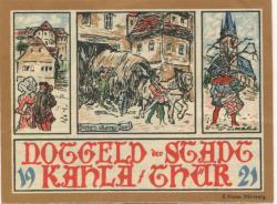 Kahla - Stadt - 1921 - 50 Pfennig 
