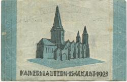Kaiserslautern - Stadt - 15.8.1923 - 2 Millionen Mark