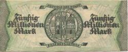 Kaiserslautern - Stadt - 10.9.1923 - 50 Millionen Mark 