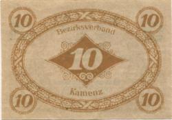 Kamenz - Amtshauptmannschaft -- 30.6.1920 - 10 Pfennig