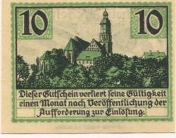 Kamenz - Amtshauptmannschaft - 1.1.1921 - 10 Pfennig