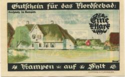 Kampen - Kurverwaltung - 1.9.1921 - 1 Mark