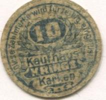 Karken (heute: Heinsberg) - Krings, Kaufhaus - - 1.1.1922 - 10 Pfennig