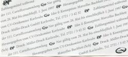 Karlsruhe - Cartellverband der deutschen katholischen Studentenverbindungen, Ortskomitee Karlsruhe - 28.5.1997 - 2 D-Mark