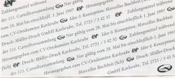 Karlsruhe - Cartellverband der deutschen katholischen Studentenverbindungen, Ortskomitee Karlsruhe - 28.5.1997 - 5 D-Mark
