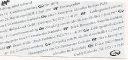 Karlsruhe - Cartellverband der deutschen katholischen Studentenverbindungen, Ortskomitee Karlsruhe - 28.5.1997 - 10 D-Mark