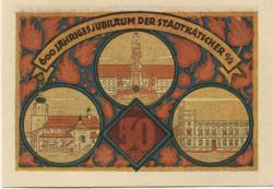 Katscher (heute: PL-Kietrz) - Stadt - September 1921 - 31.12.1921 - 50 Pfennig