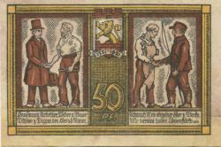 Katscher (heute: PL-Kietrz) - Stadt - 12.10.1921 - 31.12.1922 - 50 Pfennig