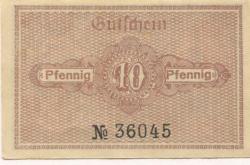 Katzhütte - Gemeinde - 15.12.1920 - 10 Pfennig