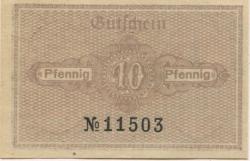Katzhütte - Gemeinde - 15.12.1920 - 10 Pfennig