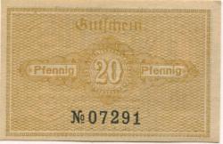 Katzhütte - Gemeinde - 15.12.1920 - 20 Pfennig