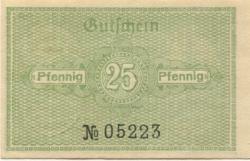 Katzhütte - Gemeinde - 15.12.1920 - 25 Pfennig