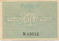 Katzhütte - Gemeinde - 15.12.1920 - 50 Pfennig