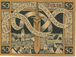 Kaufbeuren - Stadt - 15.6.1918 - 15.12.1918 - 50 Pfennig