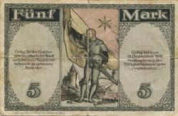 Kaufbeuren - Stadt - 15.10.1918 - 31.12.1918 - 5 Mark