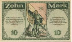Kaufbeuren - Stadt - 15.10.1918 - 31.12.1918 - 10 Mark