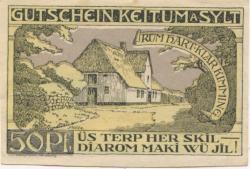 Keitum (heute: Sylt) - Gemeinde - 15.4.1920 - 50 Pfennig
