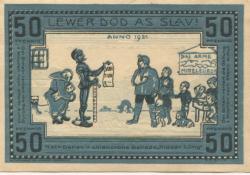 Kellinghusen - Stadt - April 1921 - 50 Pfennig