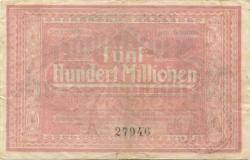 Kempen - Kreis - 1.8.1923 - 500 Millionen Mark