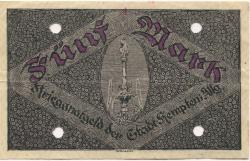 Kempten - Stadt - 2.11.1918 - 1.2.1919 - 5 Mark