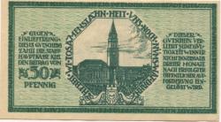 Kiel - Stadt - 1.1.1918 - 50 Pfennig