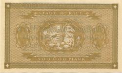 Kiel - Stadt - 15.8.1923 - 500000 Mark