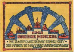 Kiel - Nordische Messe (Geschäftsführung) - - 15.10.1921 - 25 Pfennig