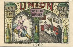 Kiel - Speck, Hans, Inhaber Hotel Union, Hafenstr. 12-16 - -- - 50 Pfennig 