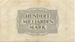 Kirchzell - Gemeinde - 22.8.1923 - ^100 Milliarden Mark