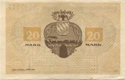 Kitzingen - Stadt - 8.11.1918 - 1.2.1919 - 20 Mark