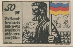 Klanxbüll - Gemeinde - 10.1.1920 - 50 Pfennig 
