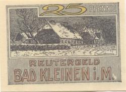Kleinen (Bad) - Gemeinde - - 31.5.1922 - 25 Pfennig 