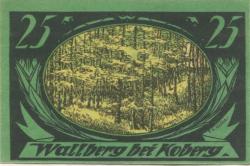 Koberg - Amtsbezirk - -- - 25 Pfennig 